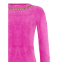 Dámsky štýlový pulóver ružový Rinascimento CFM80010397003