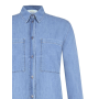 Dámska košeľa na gombíky modrá Rinascimento CFC80103021003