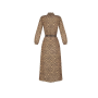 Dámske pohodlné kvalitné šaty hnedé Rinascimento CFC80018046002
