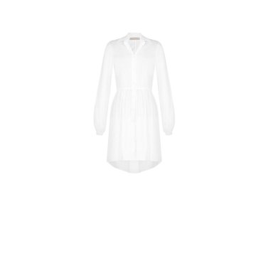 Dámska áčková predĺžená košeľa biela Rinascimento CFC80105097003