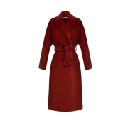 Dámsky luxusný kabát hrzdavo-hnedý Rinascimento CFC80103850003