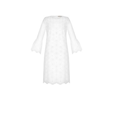 Dámské kvalitné madeira šaty biele Rinascimento CFC0103499003
