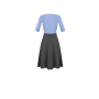 Dámske kvalitné štýlové šaty Rinascimento CFC80105859003