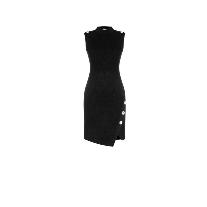 Dámske elegantné párty šaty čierne Rinascimento CFC80106643003