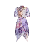 dámske luxusné pohodlné šaty fialové CFC0102365003
