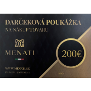 Darčekový poukaz v hodnote 200€