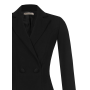 Blejzrové elegantné šaty čierne CFC0017179002 S