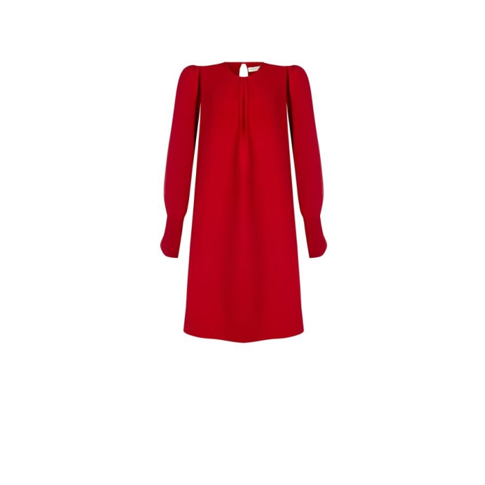 Dámske krátke sviatočné šaty červené Rinascimento CFC80107185003