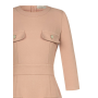 pohodlné šaty pre náročné dámy ružové Rinascimento CFC0107298003