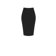 Dámska puzdrová midi sukňa čierna Rinascimento CFC80107287003