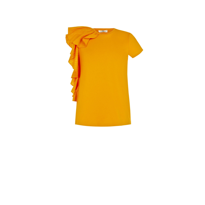 kvalitné dámske tričko bavlené oranžové 1000648730580