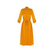 Dámske košeľové letné šaty oranžové Rinascimento CFC0109394003