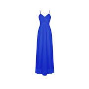 Dámske dlhé šaty na ramienka modré Rinascimento CFC80107620003