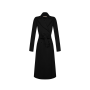 Dámsky kvalitný čierny kabát Rinascimento CFC80110211003