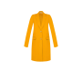 Dámsky kvalitný kabát okrový-žltý Rinascimento CFC80110212003