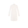 Moderný krátky kabát krémovo-biely Rinascimento CFC80110212003