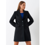 praktický krátky kabát čierny Rinascimento CFC80110212003