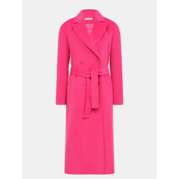 Dámsky luxusný kabát ružový Rinascimento CFC80110211003
