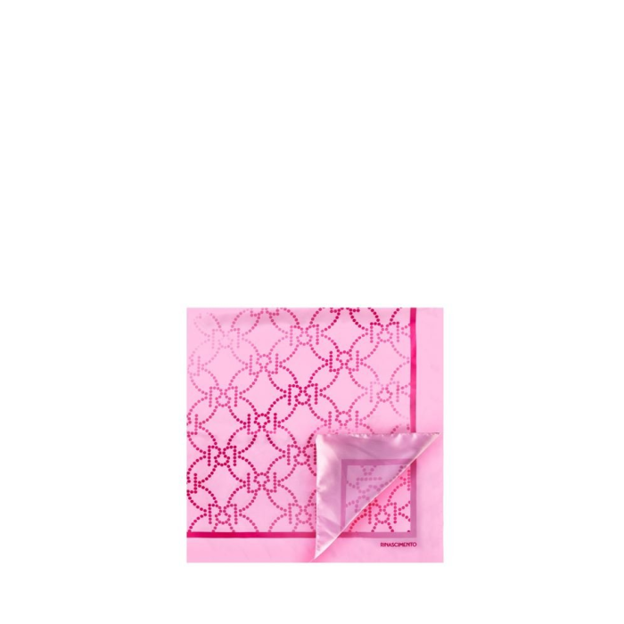 Dámska šatka s logom Rinascimento ružová ACV80013545003
