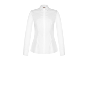 Dámska kvalitná košeľa na gombíky biela Rinascimento CFC80112853003