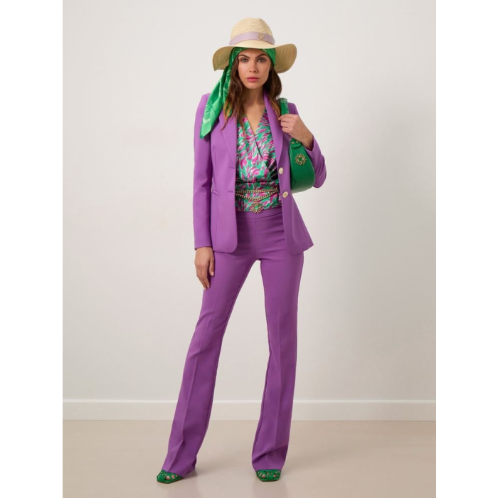 Dámsky elegantný kostým fialový Rinascimento CFC80113094003