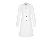 Dámsky prechodný kabát/sako biele Rinascimento CFC80113154003