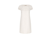 Dámske vzorované krátke šaty ivory Rinascimento CFC80113681003