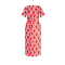 Dámske kvetované midi šaty červené Kitana CFC80113845003