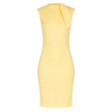 luxusné puzdrové šaty žlté Rinascimento CFC0118282003