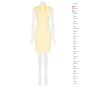 elegantné puzdrové šaty žlté Rinascimento CFC0118282003