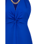 Dámské spoločenské šaty modré Kitana CFC0103636003 46