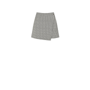 Dámske šortky a sukňa v jednom čierno-biele Rinascimento 1000636460857 M